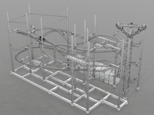 soarin eagle roller coaster 3D-Modell