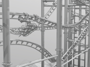 soarin eagle roller coaster 3D-Modell