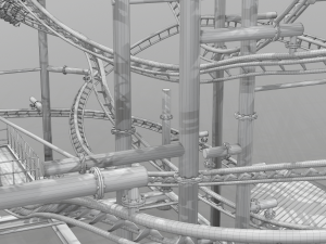 soarin eagle roller coaster 3D-Modell