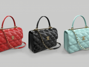 Gabrielle Small Hobo Bag By Chanel - 3D Model for VRay