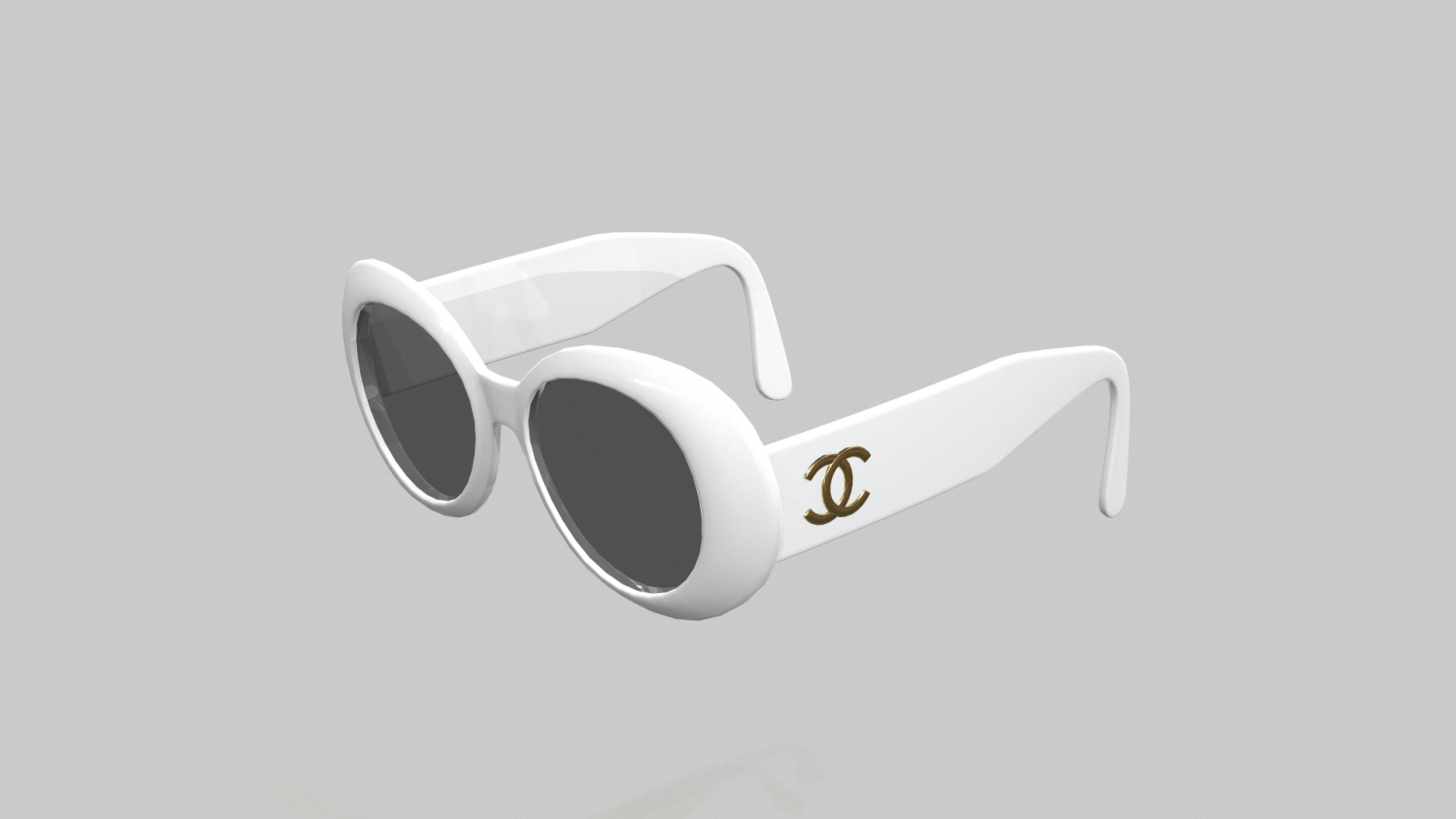 chanel sunglasses eye wear 3D Model in Giyim 3DExport