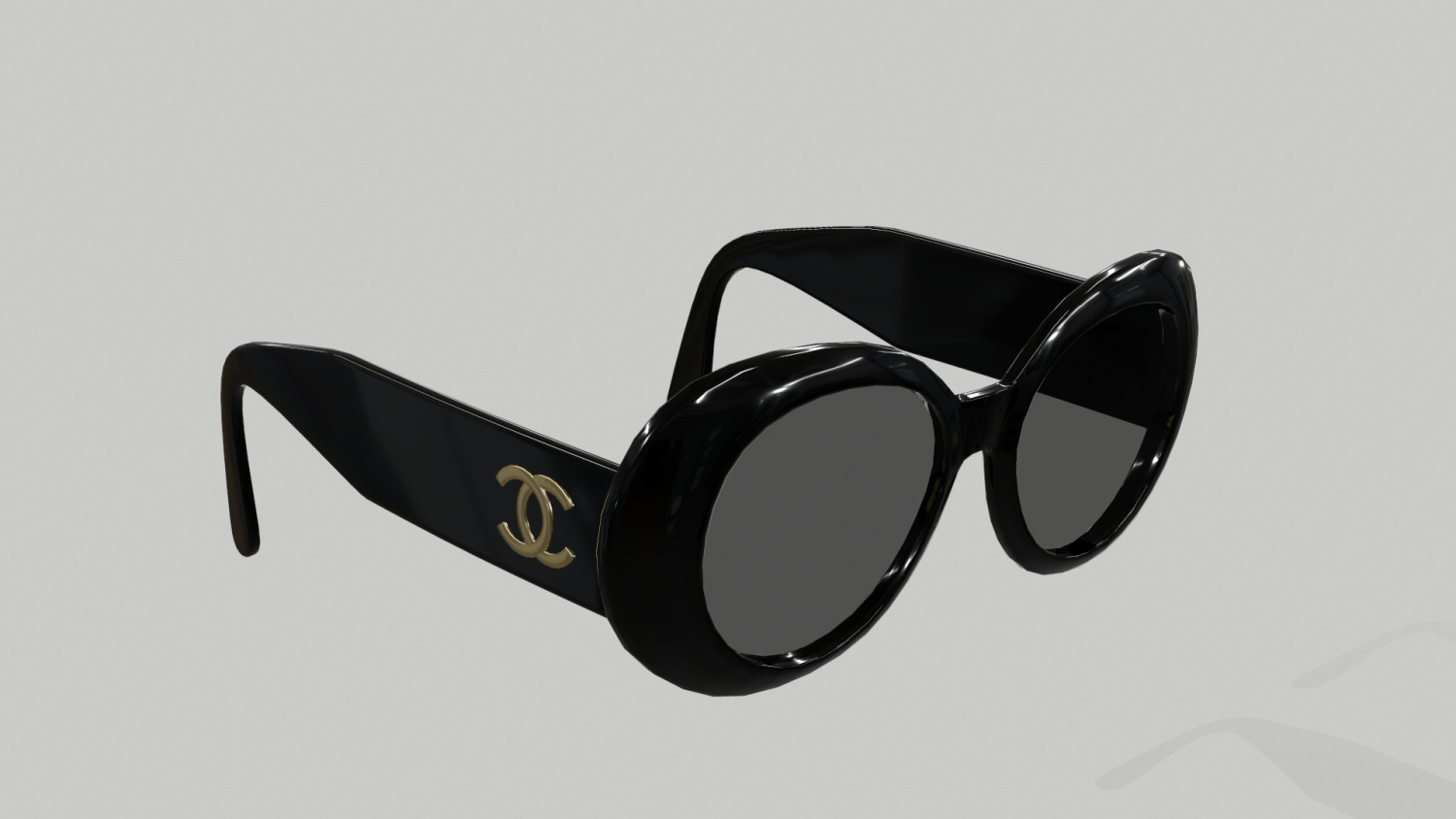 chanel sunglasses eye wear 3D Model in Giyim 3DExport