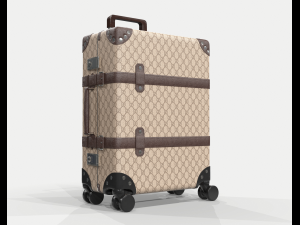 Globe-trotter gg canvas luggage suitcase Modello 3D