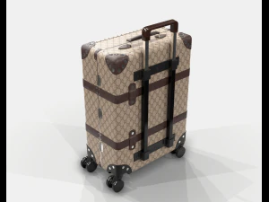 Globe-trotter gg canvas luggage suitcase 3D Model