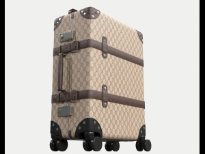 Globe-trotter gg canvas luggage suitcase Modello 3D