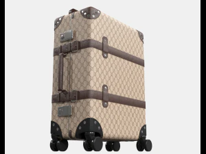 Globe-trotter gg canvas luggage suitcase 3D Model