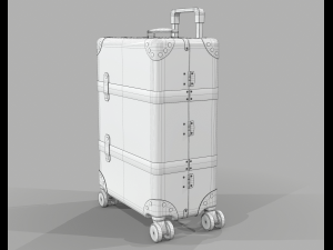 Globe-trotter gg canvas luggage suitcase Modello 3D