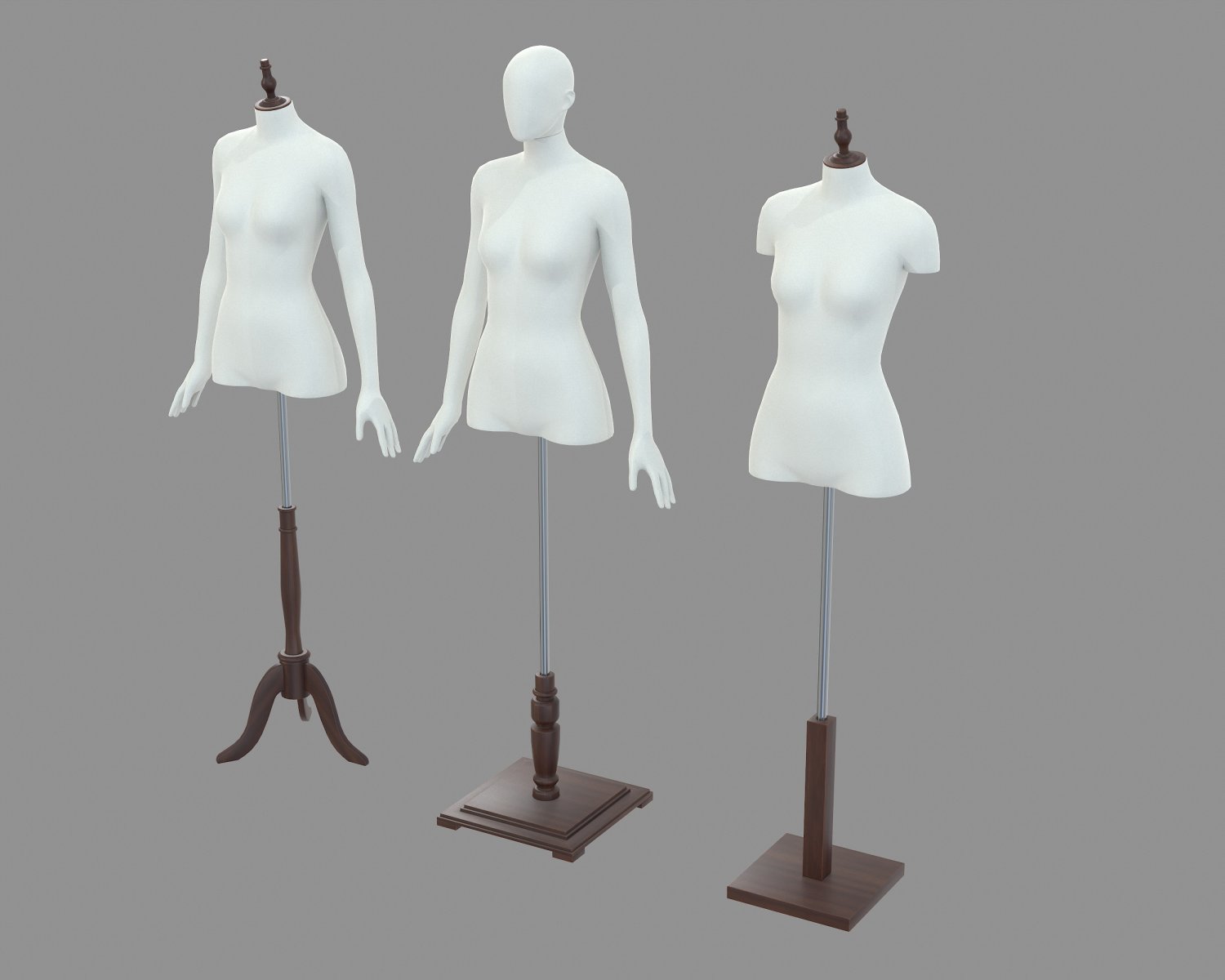 Mannequin Woman Stand Model For Shop 3D Model in Clothing 3DExport