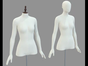 Mannequin Woman Stand Model For Shop 3D Model