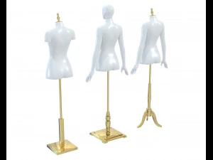 Mannequin Woman Stand Model For Shop 3D Model