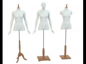 Mannequin Woman Cloth Model For Shop vol5 Model 3D