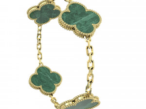 Clover Gold and Silver Braslet Modelo 3D