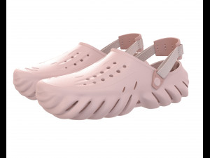 Echo Clog Sandals Shoes Modello 3D