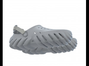 Echo Clog Sandals Shoes Modello 3D