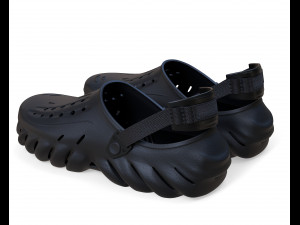 Echo Clog Sandals Shoes Modello 3D