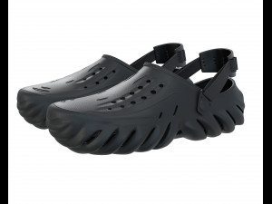 Echo Clog Sandals Shoes Modello 3D