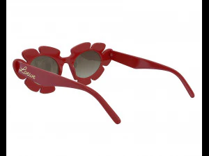 Flower sunglasses 3D Model