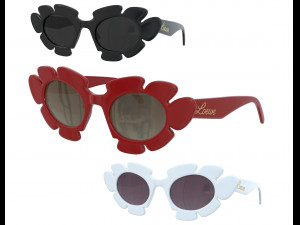 Loewe Flower sunglasses 3D Model
