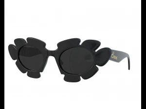 Flower sunglasses 3D Model