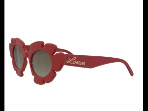 Flower sunglasses 3D Модель