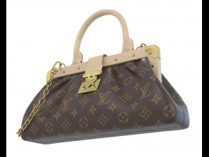 Monogram Clutch Modello 3D