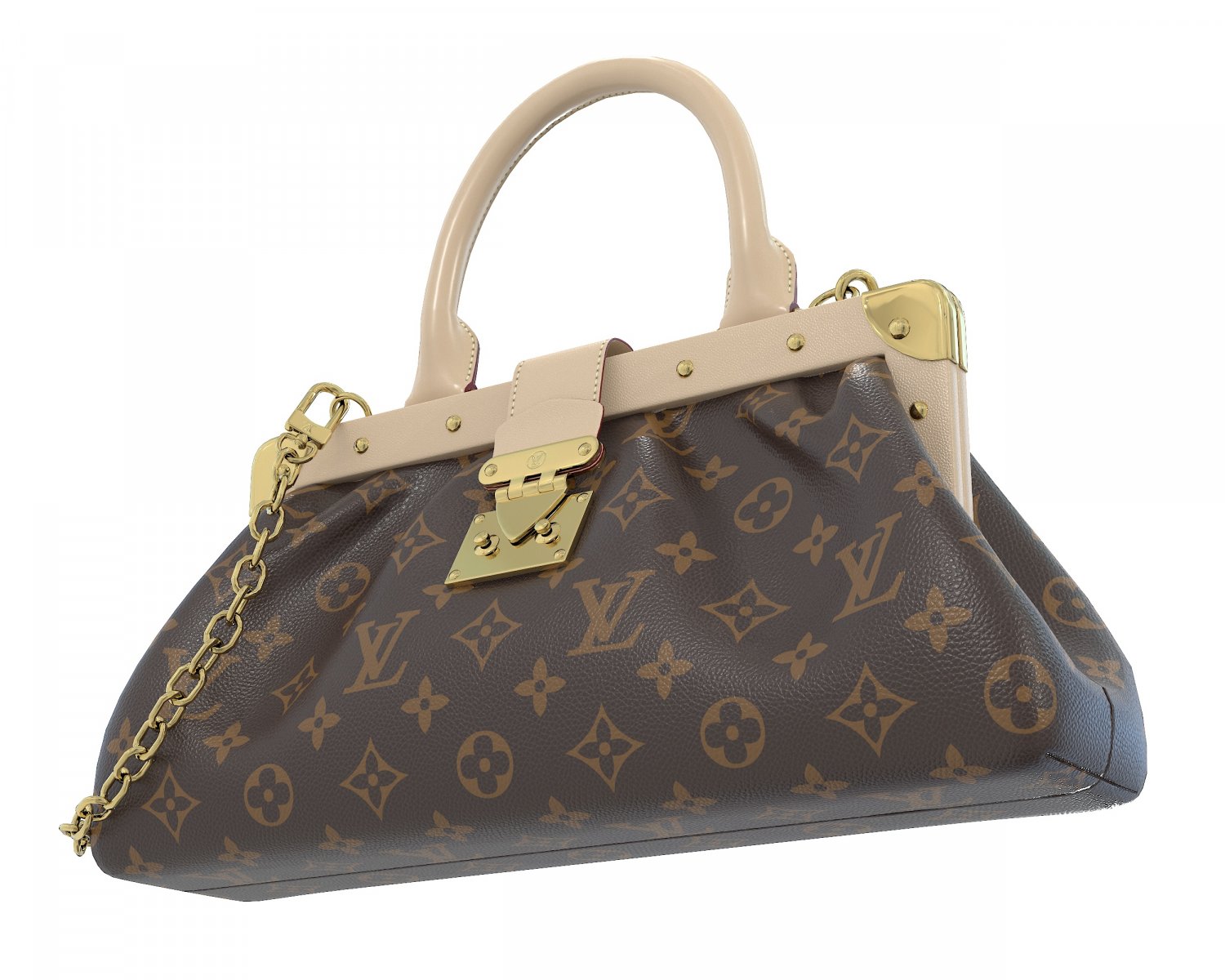 Louis Vuitton bag ALL SET Monogram Leather | 3D model