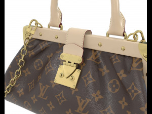 Monogram Clutch Modello 3D