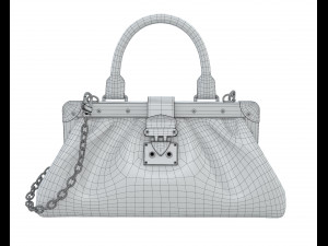 Monogram Clutch Modello 3D