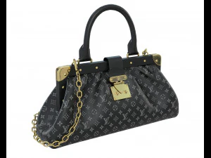 Monogram Clutch Black 3D Model