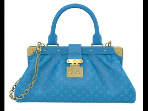 모노그램 클러치 블루 3D 모델