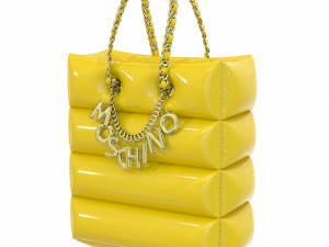Lettering Charm Inflatable Shopper Bag Modèle 3D