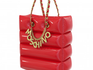 Lettering Charm Inflatable Shopper Bag Modèle 3D