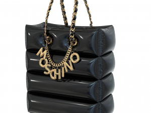 Lettering Charm Inflatable Shopper Bag Modèle 3D