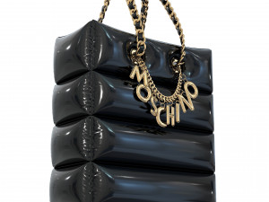 Lettering Charm Inflatable Shopper Bag Modèle 3D
