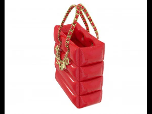 Lettering Charm Inflatable Shopper Bag 3D Model