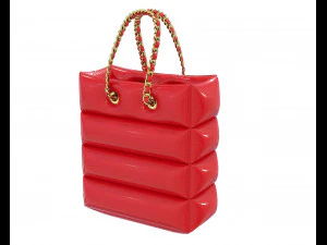 Lettering Charm Inflatable Shopper Bag 3D Model