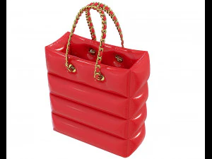 Lettering Charm Inflatable Shopper Bag 3D Model