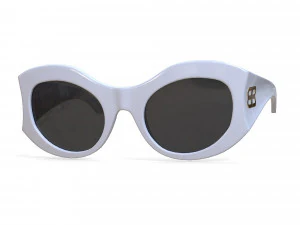Balenciaga Hourglass Round Sunglasses 3D Model