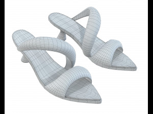 JW PEI Sara Mule 3D Model