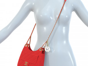 Small Hobo Bag 3D Model