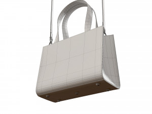 Cise PBP - Vegan Leather Mini Bag 3D 模型