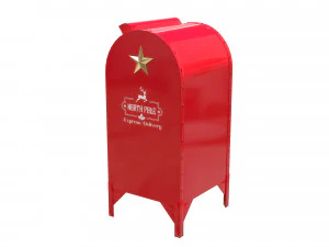 Santa Christmas Mailbox for Letters 3D Model
