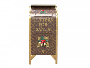 Santa Christmas Mailbox for Letters 3D Model