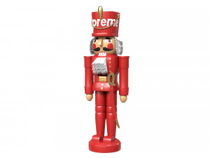 Nutcracker Wooden Soldier Figures Christmas Toy 3D Model
