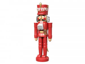 Nutcracker Wooden Soldier Figures Christmas Toy 3D Model
