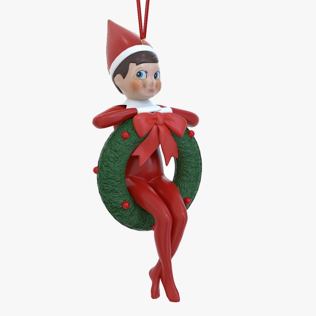Elf Christmas Tree Toy 3D Модель In Рождество 3DExport