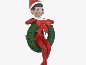 Elf Christmas Tree Toy 3D Model