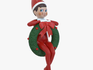 Elf Christmas Tree Toy 3D Model