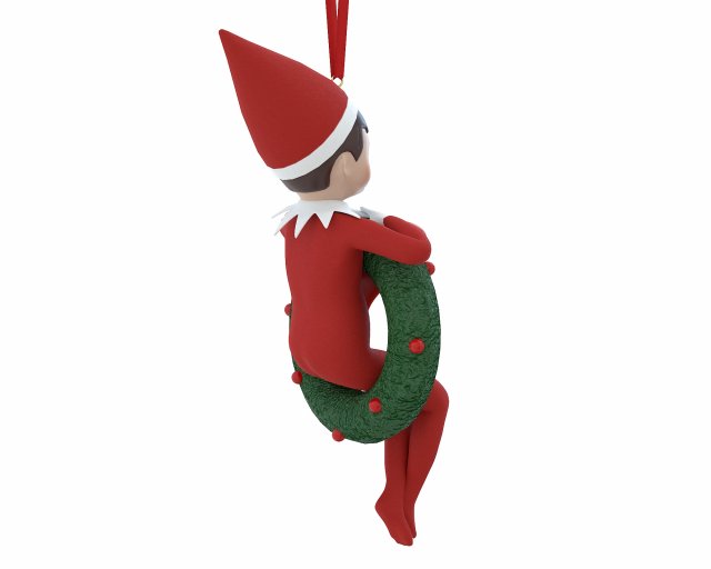 Elf Christmas Tree Toy 3D Модель In Рождество 3DExport