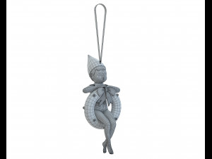 Elf Christmas Tree Toy 3D Model
